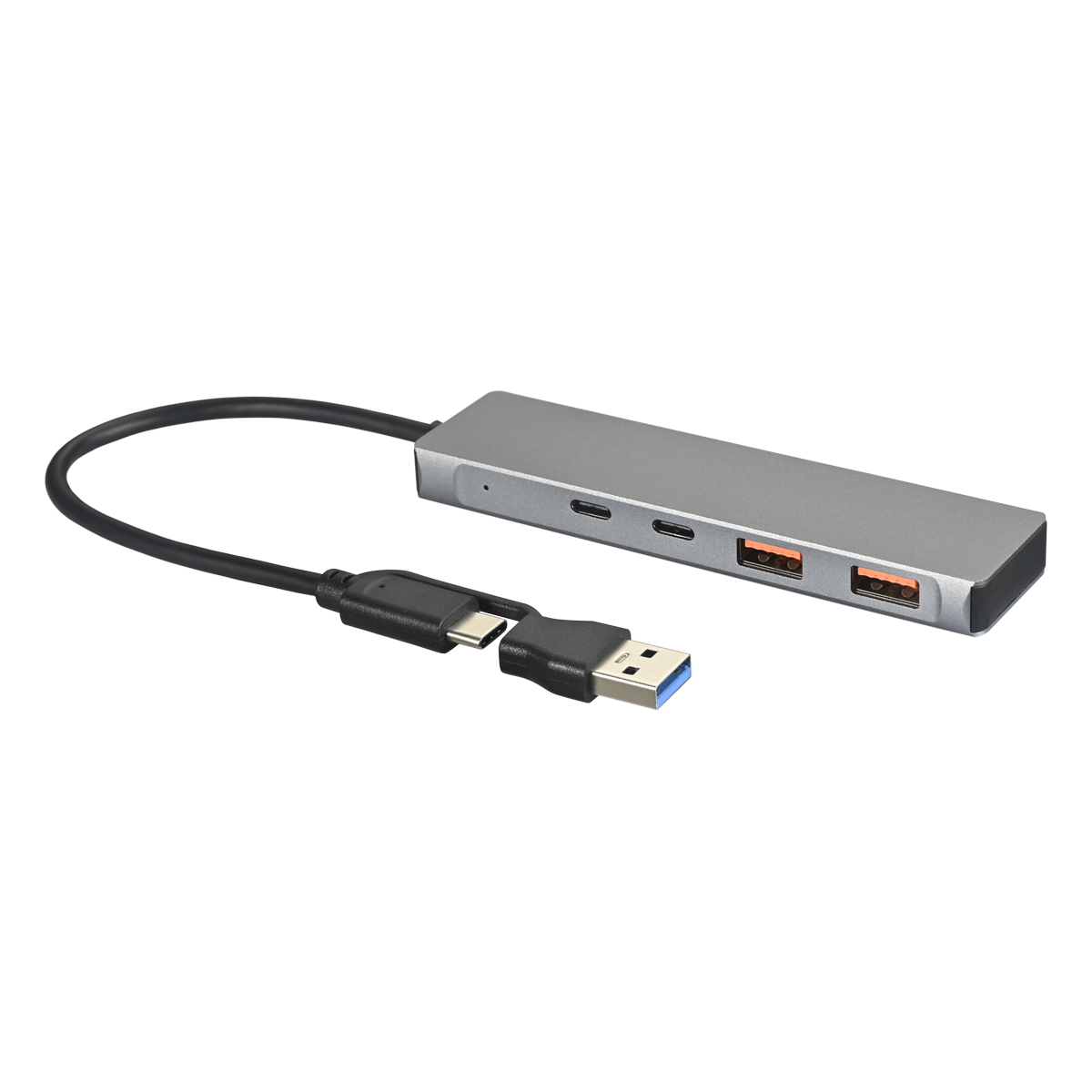 USB 3.2 Gen 2 Hub 10Gbps, 2x Type A + 2x Type C