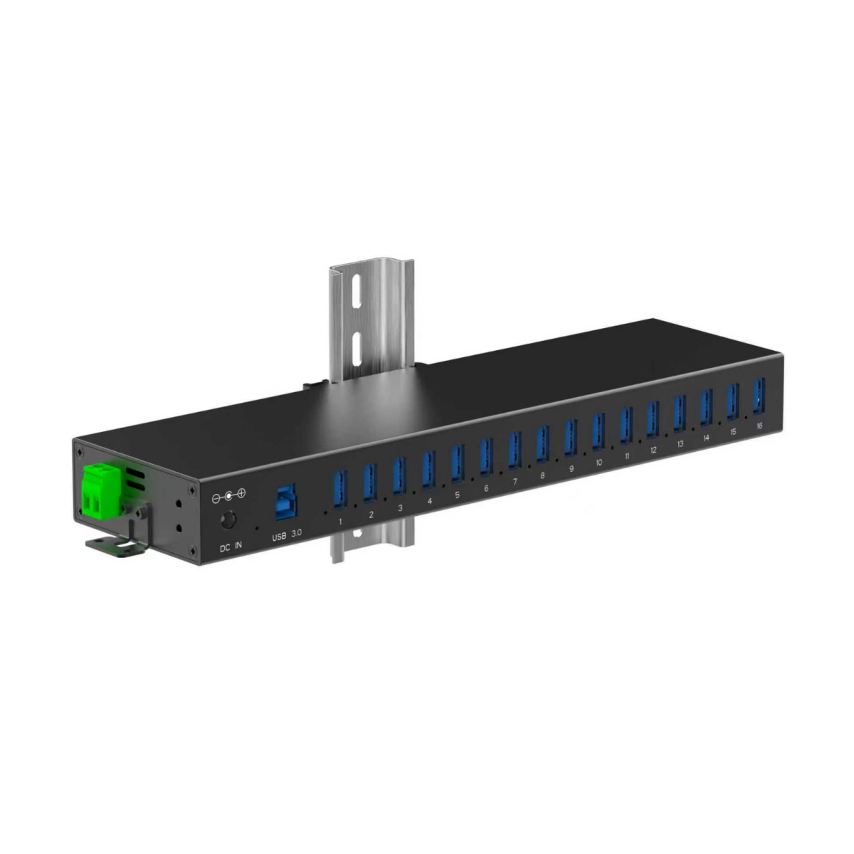Industrial 16-Port USB 3.0 Hub